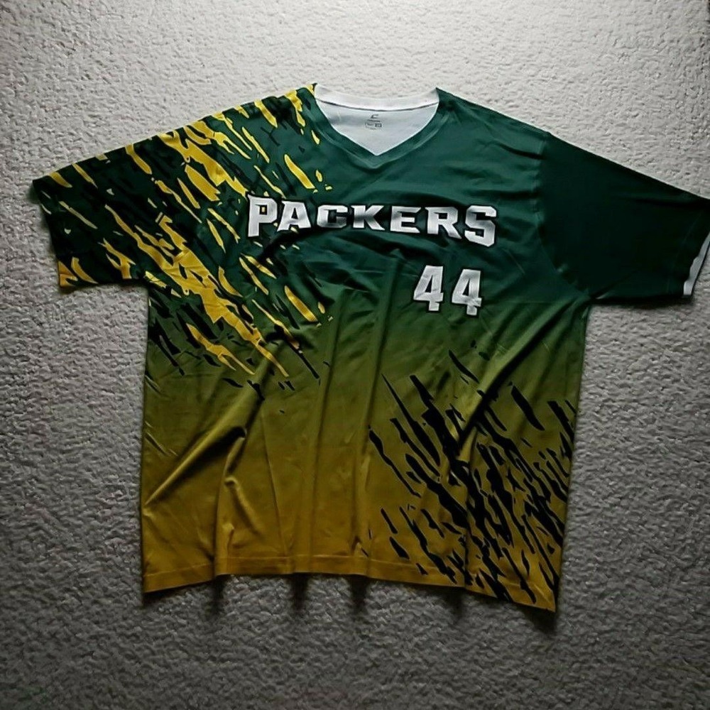 Green Bay Packers Jersey Mens 3XL Multi NFL Football McCaffre 44 Champro Top
